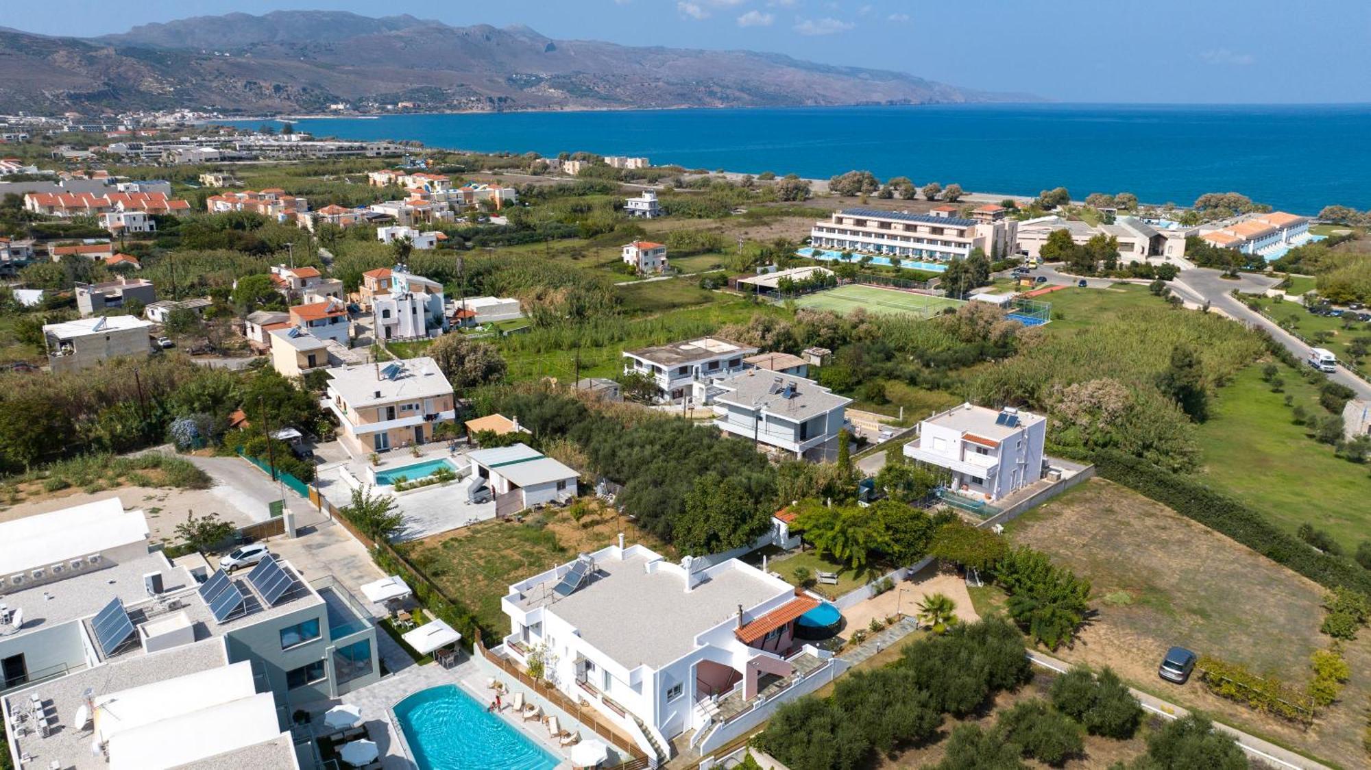 Villa Eleni 100M From The Sea Rapanianá المظهر الخارجي الصورة