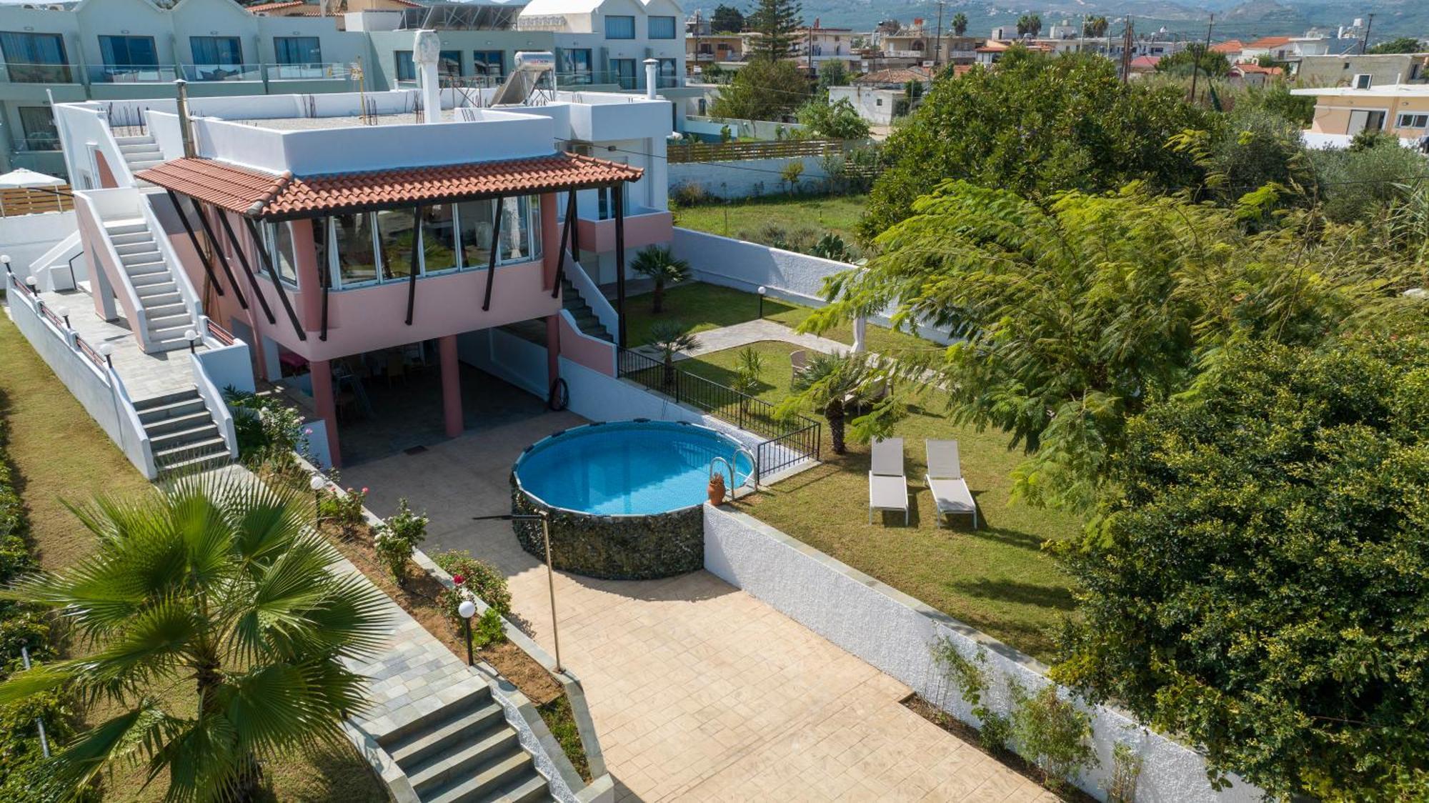 Villa Eleni 100M From The Sea Rapanianá المظهر الخارجي الصورة