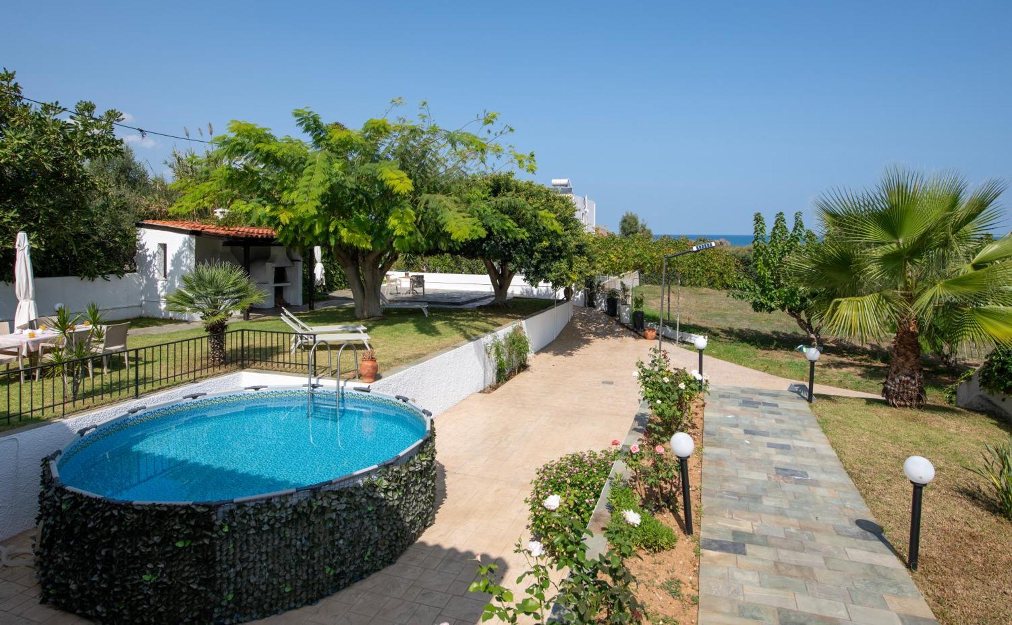 Villa Eleni 100M From The Sea Rapanianá المظهر الخارجي الصورة