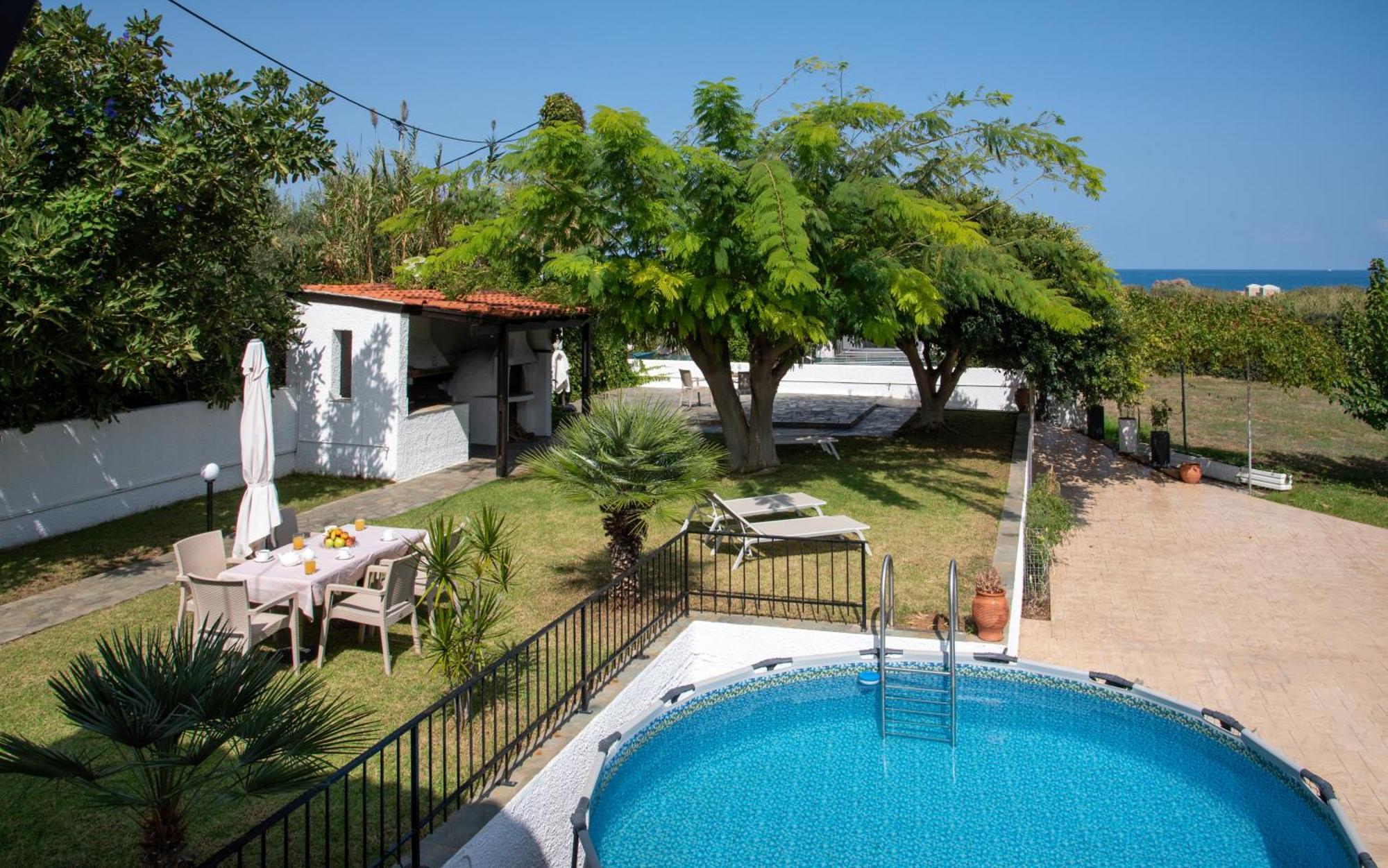 Villa Eleni 100M From The Sea Rapanianá المظهر الخارجي الصورة