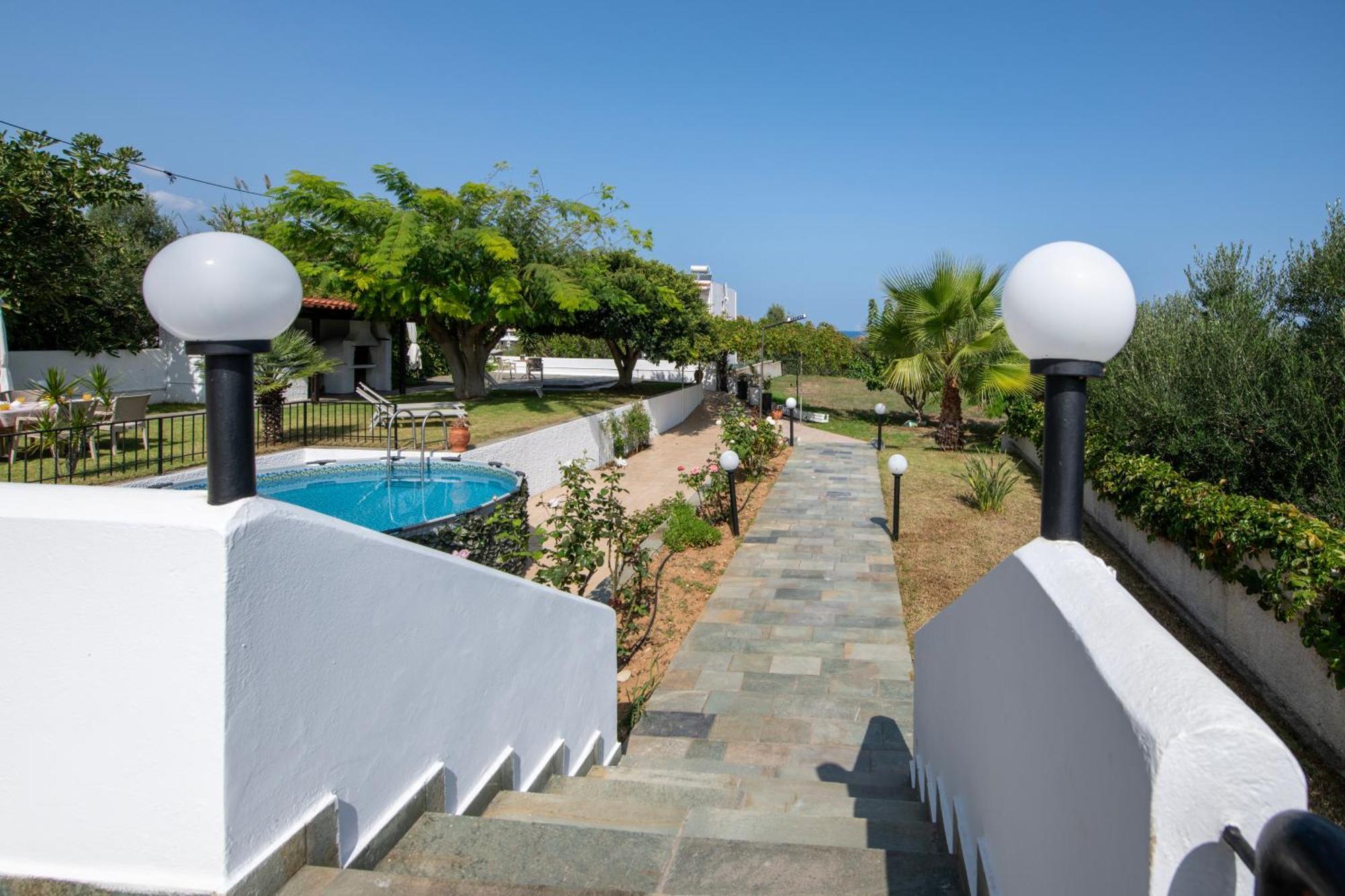 Villa Eleni 100M From The Sea Rapanianá المظهر الخارجي الصورة