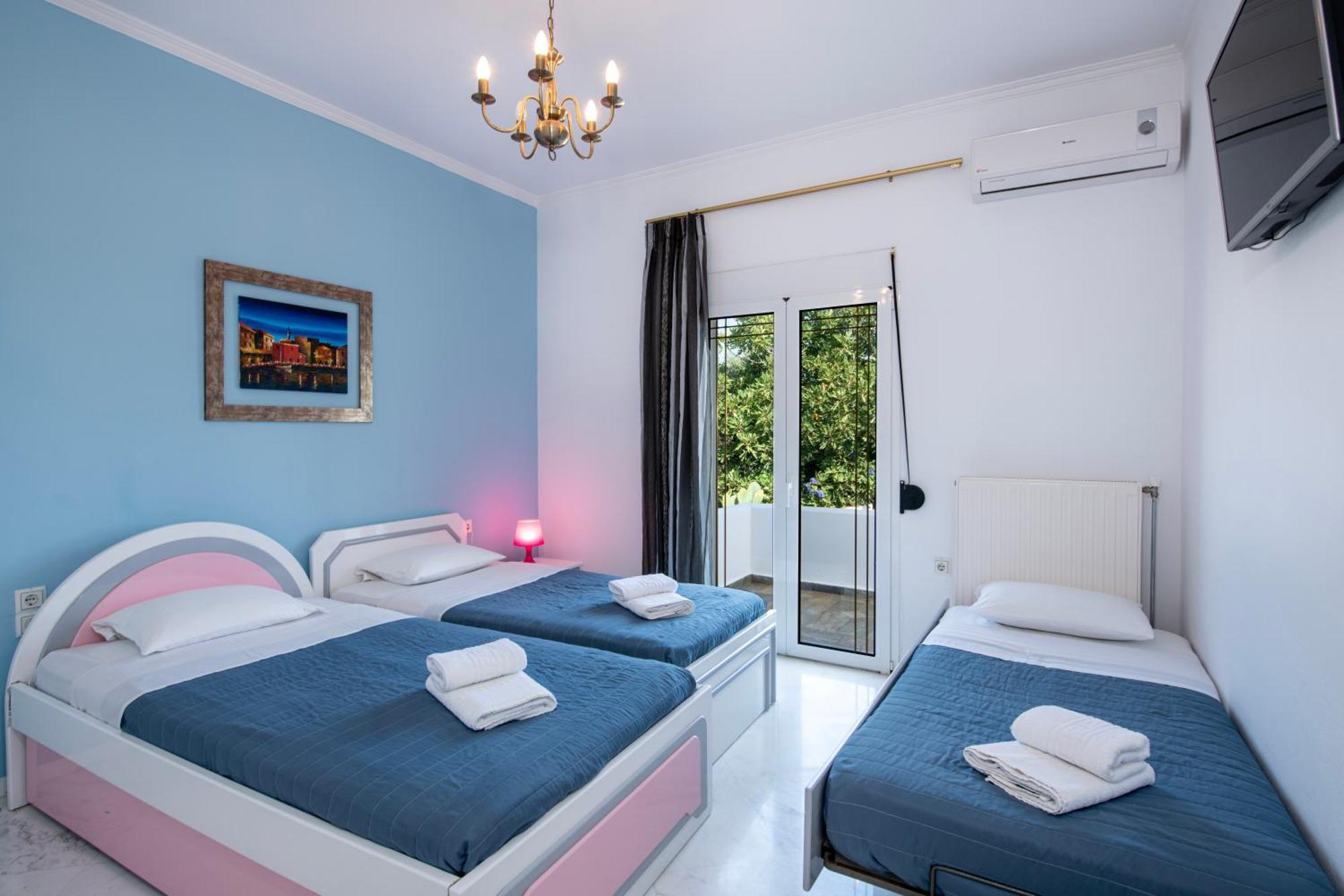 Villa Eleni 100M From The Sea Rapanianá المظهر الخارجي الصورة