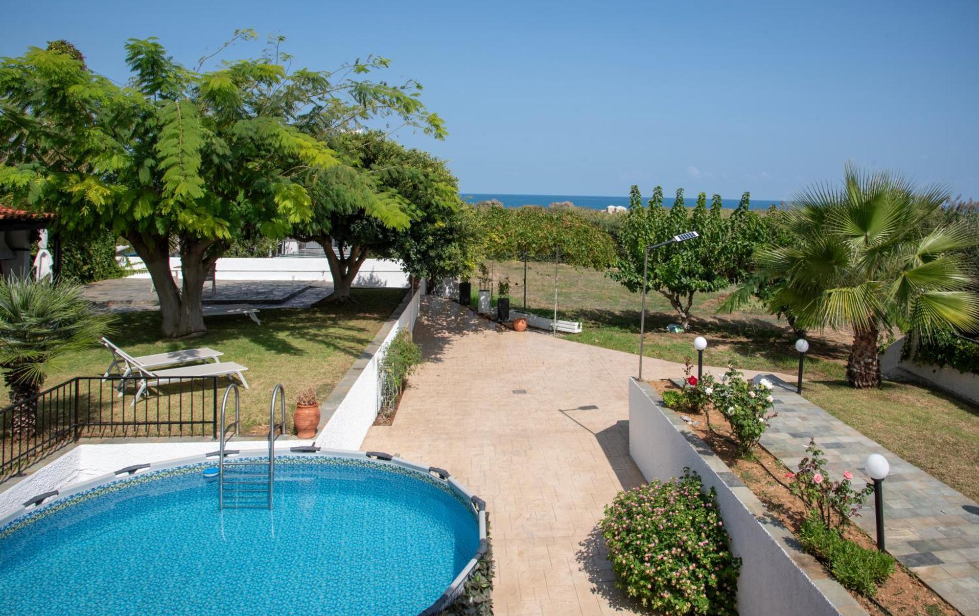 Villa Eleni 100M From The Sea Rapanianá المظهر الخارجي الصورة